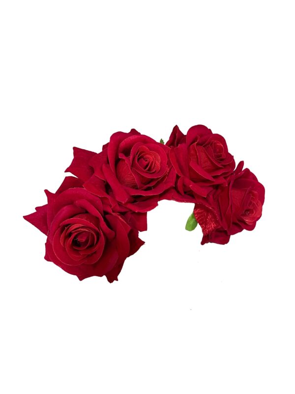 Ramillete flamenca Guadaira rojo